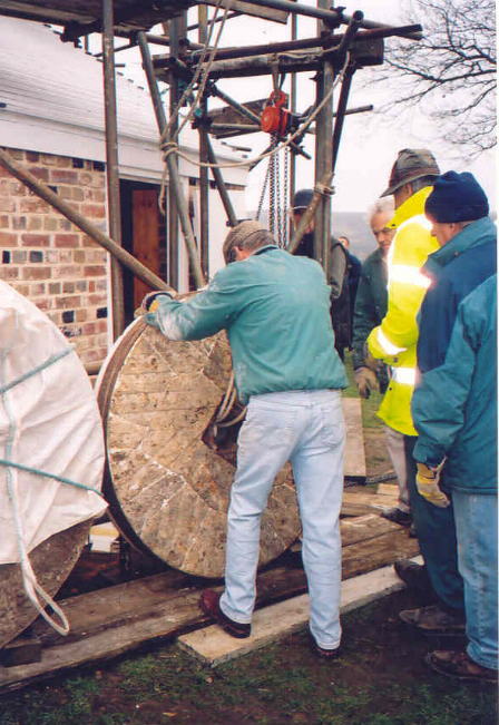 Moving the millstones out of the roundhouse