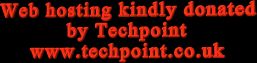 Web hosting kindly donated by Techpoint