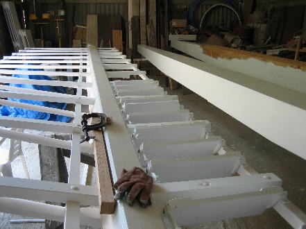 Trial set of leading edge shutters - photo : Gordon King