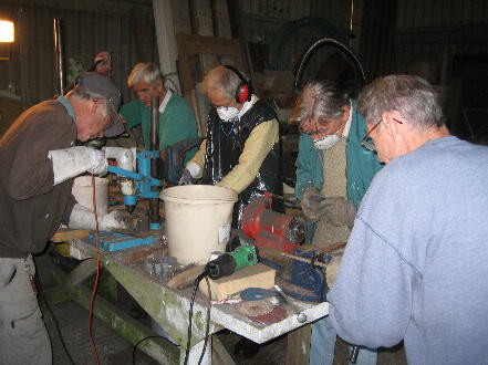 Hard at it  - Photo : Gordon King