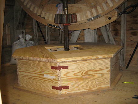 The tun, made by Michael, in position