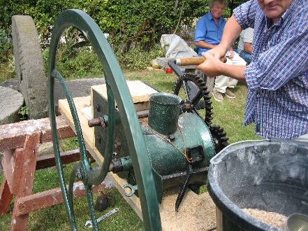 Flour mill ? At Jill Windmill Alternative Power event  - Photo : Gordon King